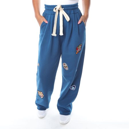 Artful Patch Track Pants