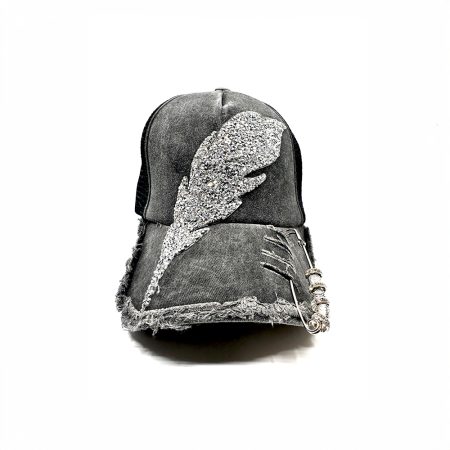Silver Feather Dream Cap
