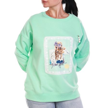 Mint Parisian Dream Sweatshirt