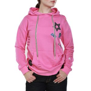Rebel Pink Hoodie