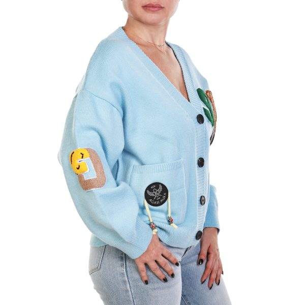 Varsity Charm Cardigan - Image 2