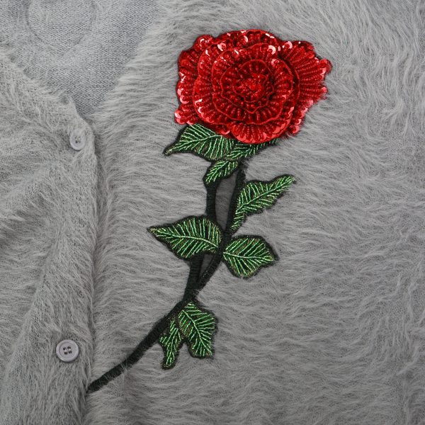 Velvet Rose Cardigan - Image 5