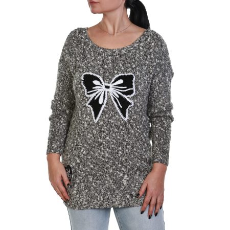 Noir Bow Knit
