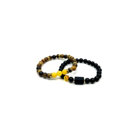 Golden Strength Bracelet Set